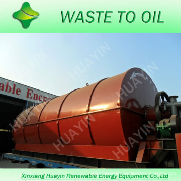 used tyre plastic pyrolysis plnt to fuel oil